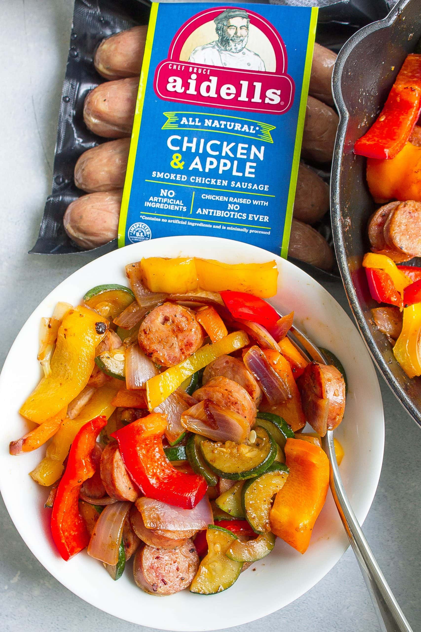 Sausage and Vegetable Skillet