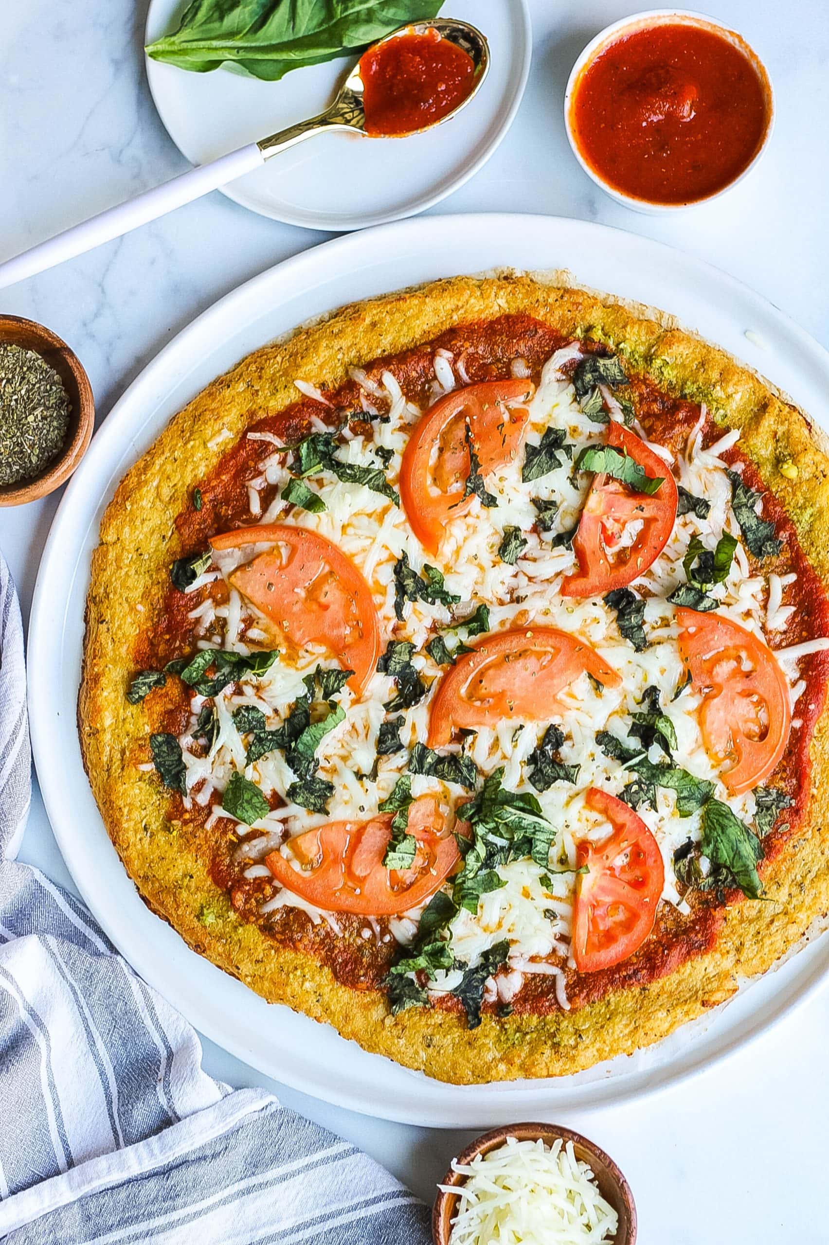 Cauliflower Pizza Crust 
