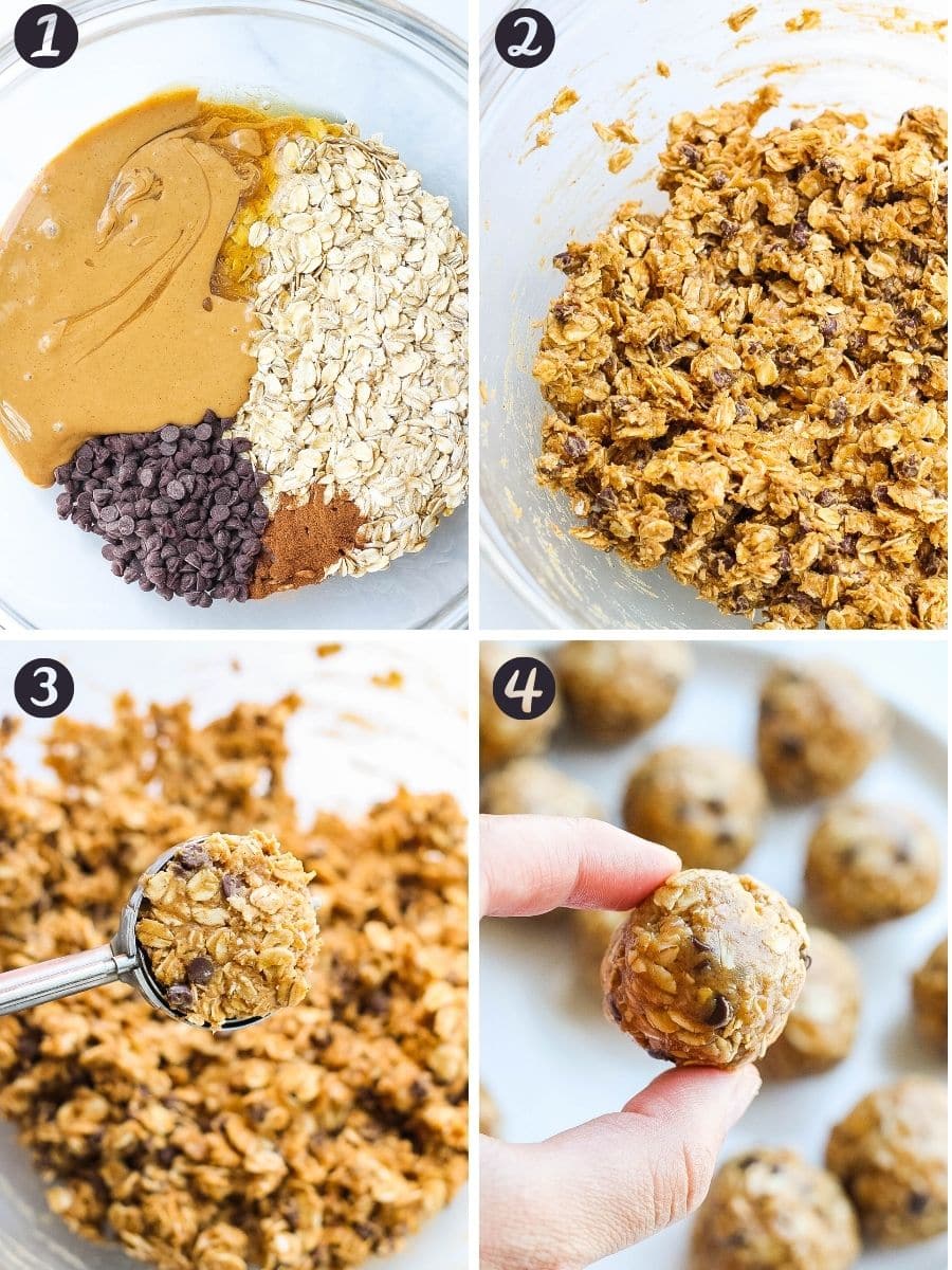 oatmeal bites steps