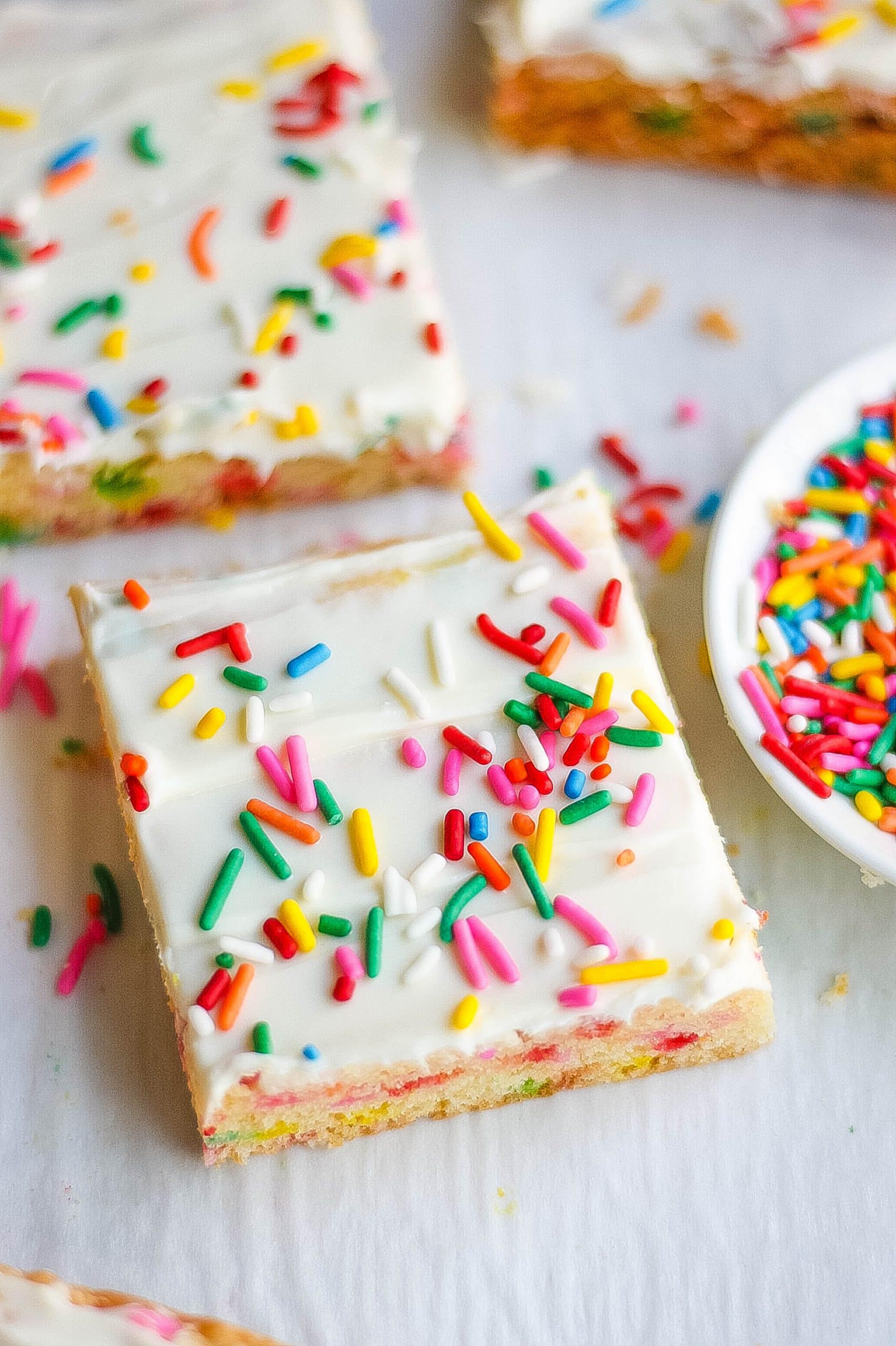 Funfetti Cake Mix Cookie Bars