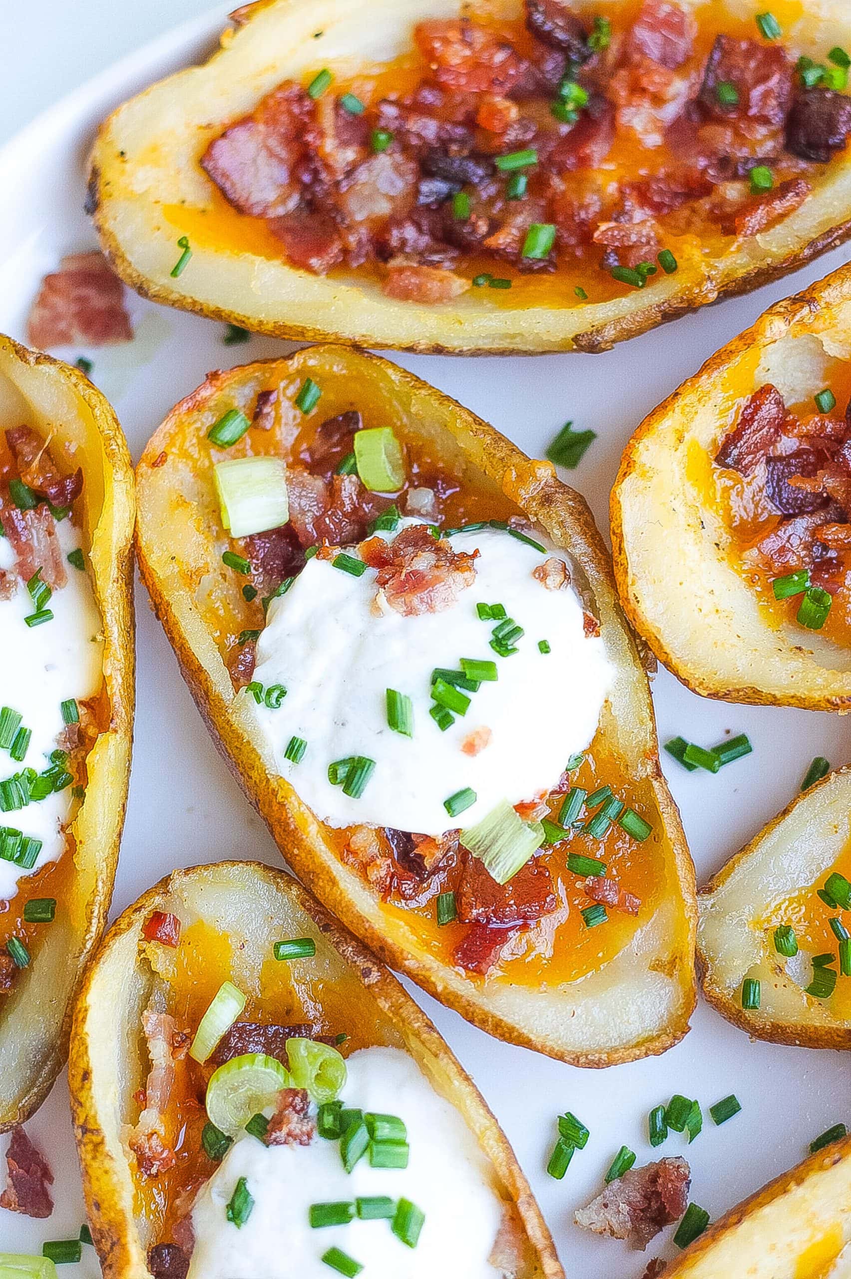 Baked Potato Skins with Bacon