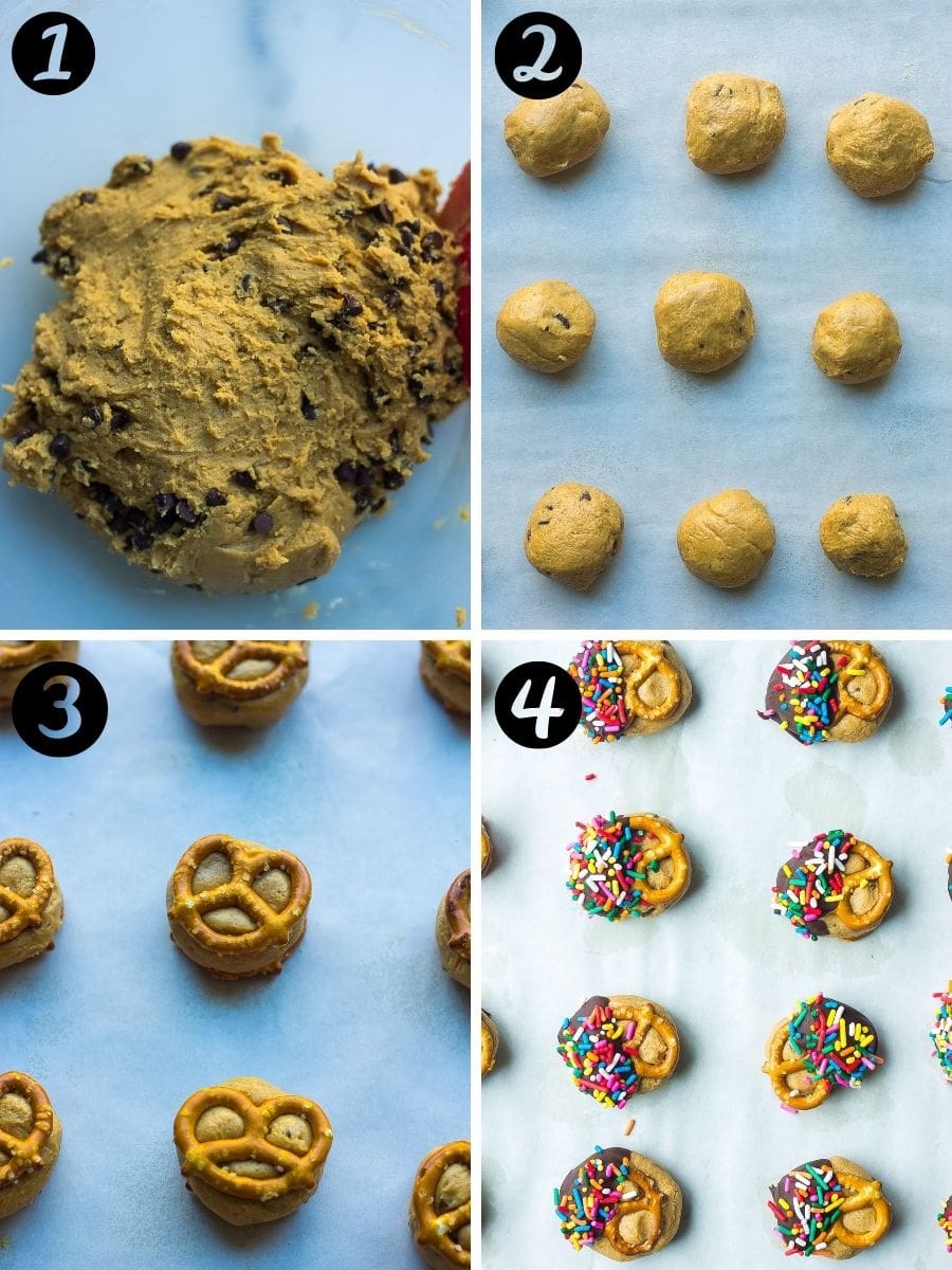 how to make chocolate dipped pretzels