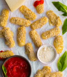 Baked Mozzarella Sticks-18