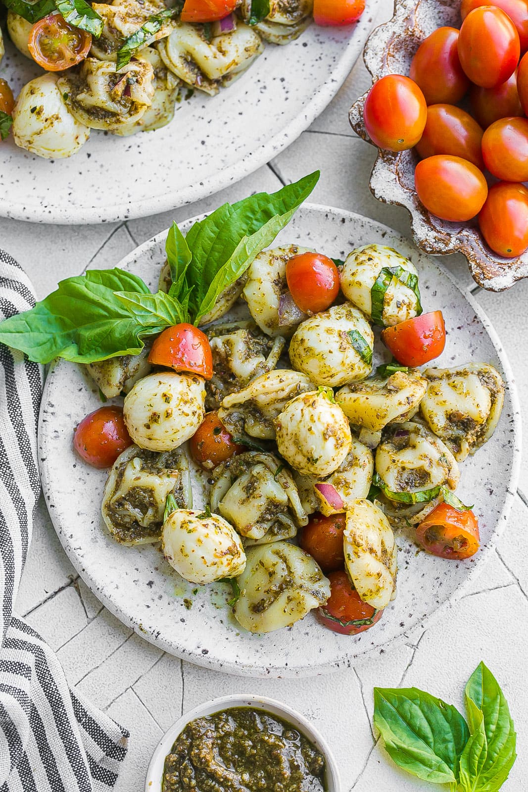 Pesto Tortellini Salad
