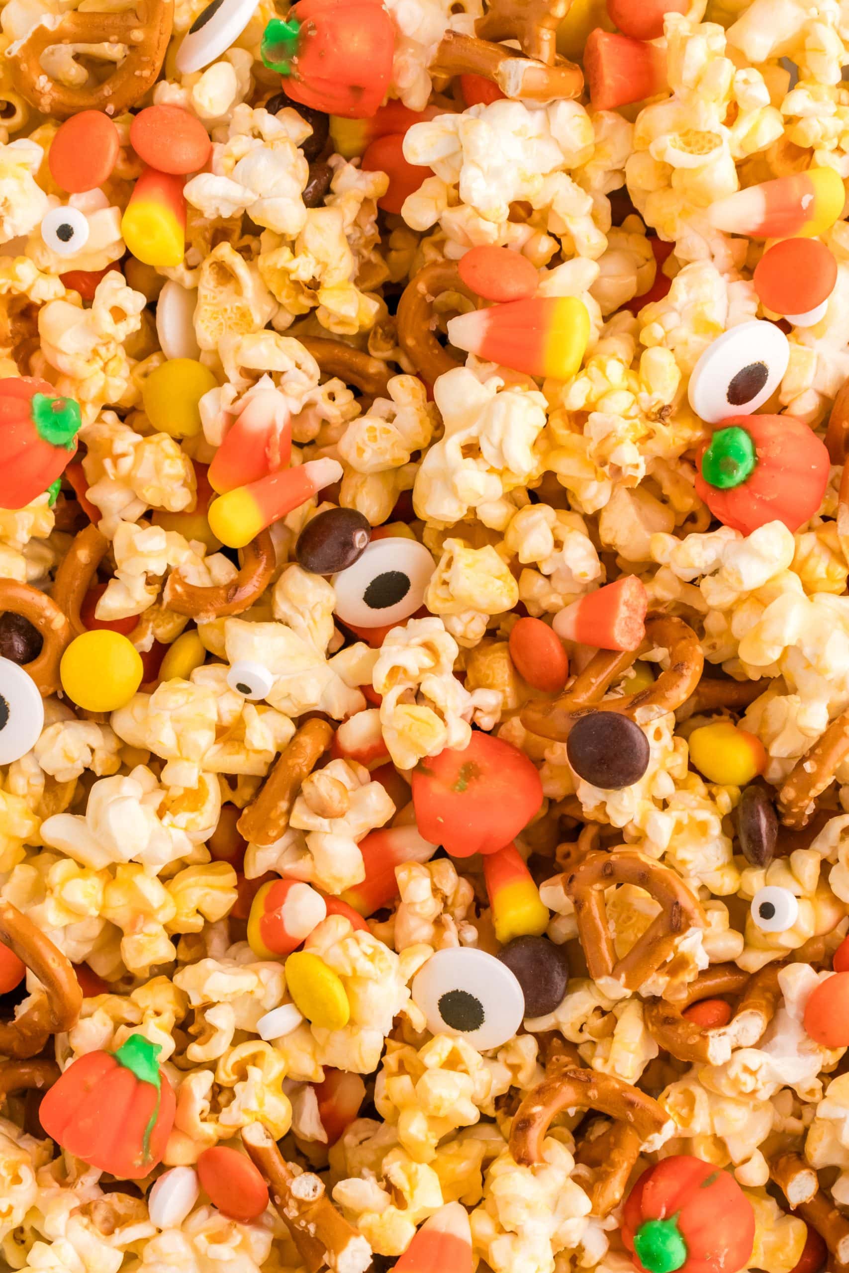Popcorn snack mix.